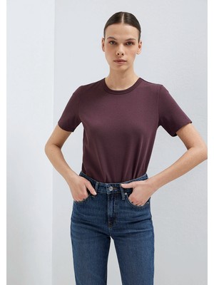 Mavi Bordo Basic Tişört 1614067-70223