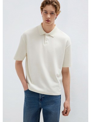 Mavi Ekru Polo Tişört 0613177-70056