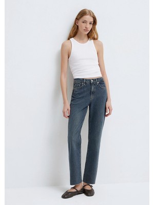 Mavi New York Classic Denim Gölgeli Koyu Mavi Jean Pantolon 101441-A3898