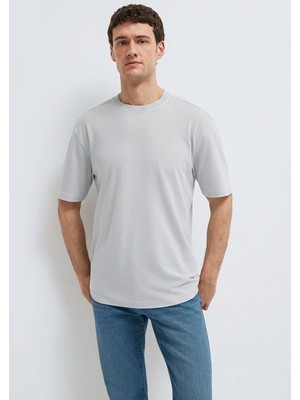 Mavi Soft-Premium Açık Mavi (Tencel™) Liyosel Karışımlı Tişört 0613468-70802