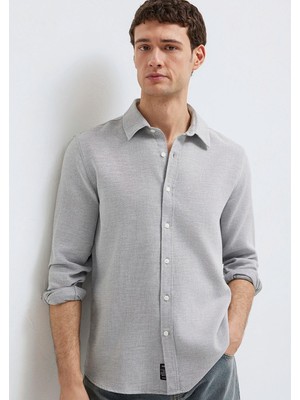 Mavi Gri Gömlek 0211913-70074