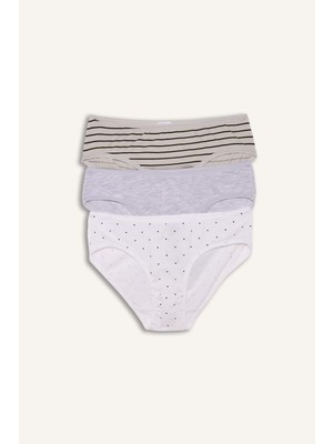 DeFacto Penye 3'lü Slip Külot Kız Çocuk G8526A826SP