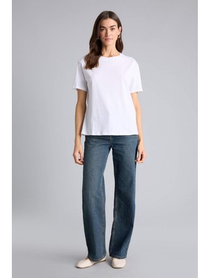 DeFacto Basic Penye Tişört W9584AZ26SP