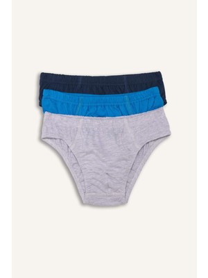 DeFacto Penye 3'lü Slip Külot Erkek Çocuk G8560A826SP