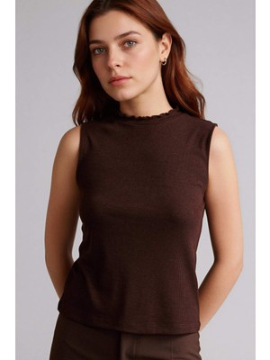 DeFacto Slim Fit Yarım Balıkçı Yaka Fitilli Kaşkorse Tunik G0050AX26SP