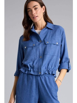 DeFacto Regular Fıt Gömlek Yaka Blazer CEKET H0890AX26SM