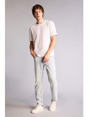 DeFacto Slim Tapered Fit Dar Paça Jean Pantolon F2324AX26SP