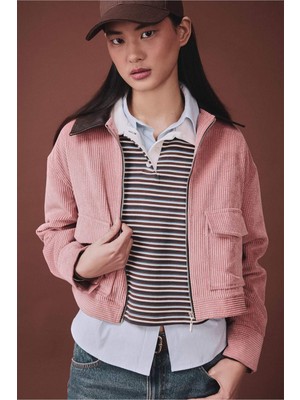 DeFacto Kontrast Yaka Ceket H5602AX26SP