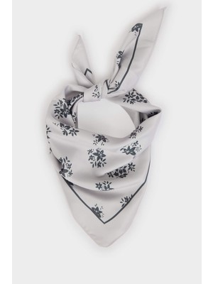 DeFacto Desenli Saten Fular Kız Çocuk H4038A826SM