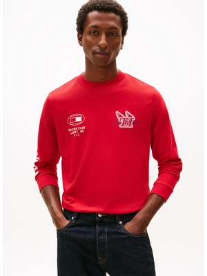 Tommy Hilfiger Kırmızı Erkek Sweatshırt MW0MW41467XLD_MODERN Athleısure Ls
