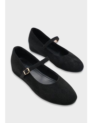 Capone Outfitters Joell Gizli Topuklu Feta Metal Tokalı Kadın Babet