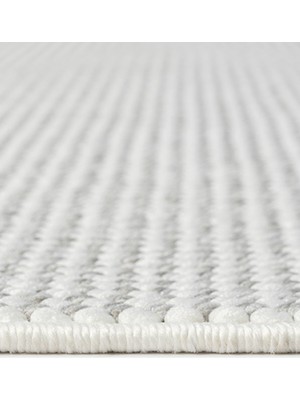 Anutya Home Gri Beyaz Iskandinav Bukleli Yumuşak Minimalist Salon Koridor Mutfak Çocuk Oturma Odası Halısı