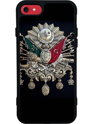 Bg Aksesuar iPhone Se Uyumlu Osmanli Tugrasi Tasarımlı Glossy Premium Kılıf