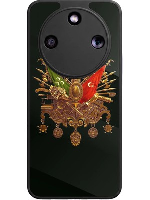 Bg Aksesuar Honor Magic 8 Lite Uyumlu Osmanli Tugrasi Tasarımlı Glossy Premium Kılıf