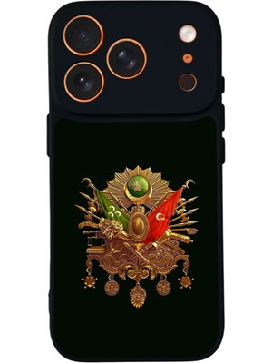 Bg Aksesuar iPhone 17 Pro Uyumlu Osmanli Tugrasi Tasarımlı Glossy Premium Kılıf