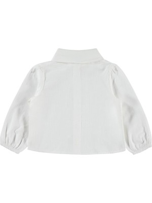 Civil Baby Fiyonklu 6-18 Ay Elbise - Ekru