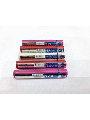 Faber-Castell Faber Castell Grip Min 0,7 2b 60 mm 120'LI Tüp 5 Adet(2 Pembe 2 Kırmızı 1 Beyaz)