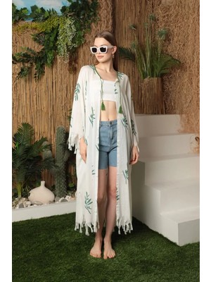 Cash Dukkan Pareo - Yeşil Desenli