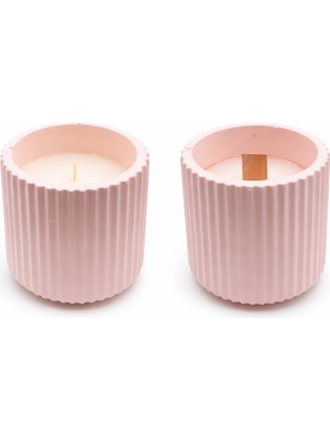 Nihalimgo Taş Döküm  Tırtıklı Mumluk