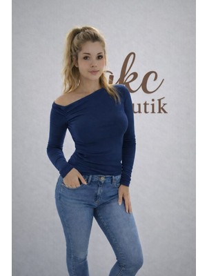 Gkc Butik Düşük Omuz Body