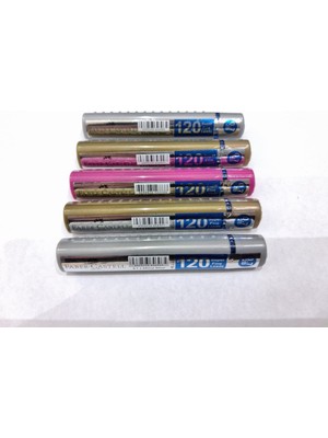 Faber-Castell Faber Castell Grip Min 0,7 2b 60 mm 120'LI Tüp 5 Adet(2 Gri 2 Gold 1 Pembe)