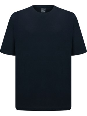 Marin Baskılı Loose Fıt T-Shırt