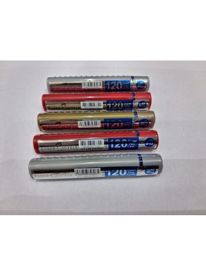 Faber-Castell Faber Castell Grip Min 0,7 2b 60 mm 120'LI Tüp 5 Adet(2 Gri 2 Kırmızı 1 Gold)