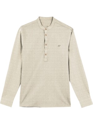 Bad Bear Guıde Bej Erkek Gömlek