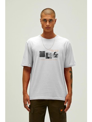 Bad Bear Culture Icon Beyaz Erkek Baskılı Tişört