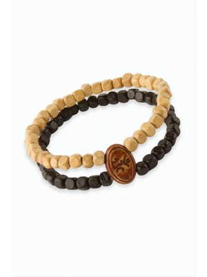 Marsilyan Oval Bambu Ahşap Bileklik 6 mm