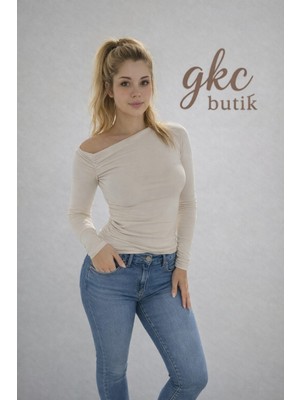 Gkc Butik Düşük Omuz Body
