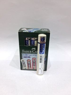 Faber-Castell Faber Castell Grip Min 0,7 2b 60 mm 120'LI Tüp 12'li Paket (Beyaz)