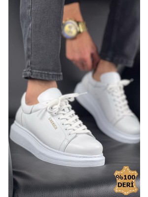 Marmara Qumasch CH257 - Dbt Estrella Deri Erkek Ayakkabı Beyaz