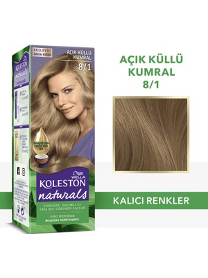 Wella Koleston Koleston Naturals 8/1 Açık Küllü Kumral Saç Boyası