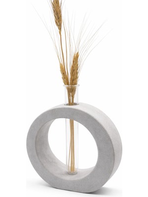 Nihalimgo Taş Döküm Tüplü Vazo