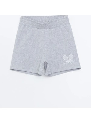 Lc Waikiki Yeni Sezon Beli Lastikli Kız Çocuk Şort