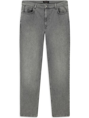 Abdullah Kiğılı Relaxed Fit Rahat Kesim Likralı Denim Pantolon