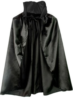 Azrlya Siyah Renk Yakalı Halloween Pelerini 90 cm