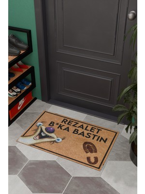 Charmbi Rezalet Boka Bastın-Dekoratif Çok Amaçlı Iç ve Dış Kapı Paspası