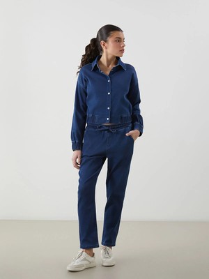 Lc Waikiki Yeni Sezon Beli Lastikli Carrot Fit Kadın Jean Pantolon