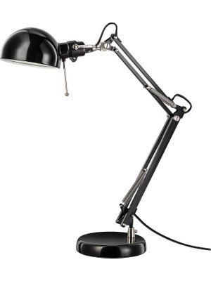 IKEA Forsa Siyah Çalışma Lambası