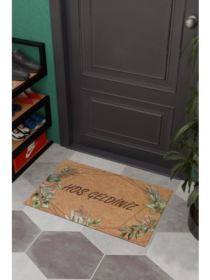 Charmbi Yaprak-Dekoratif Çok Amaçlı Iç ve Dış Kapı Paspası