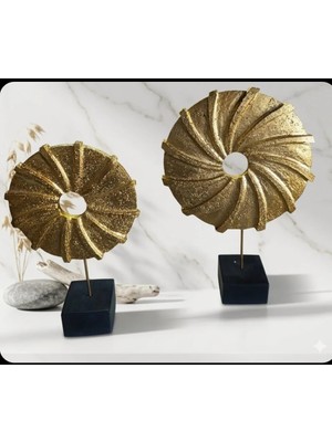 Ayder Online Satış (31 cm  -36 cm  BOYUNDA)-(19 cm  -23 cm  Çapında) Kırılmaz Polyester,halka Pervane Figürlü Biblo