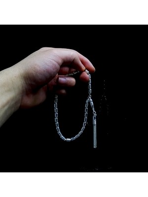 Tesbih Rüyası Mini Boy  Kapsul Kesim 925 Ayar Gümüş Tesbih
