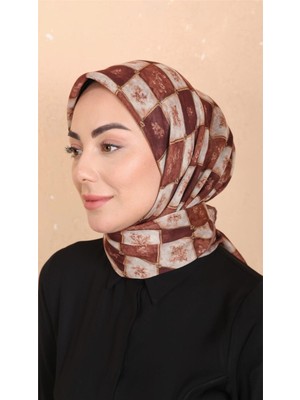 Lo'cella Pamuklu Soft Eşarp 4546-4 Kiremit
