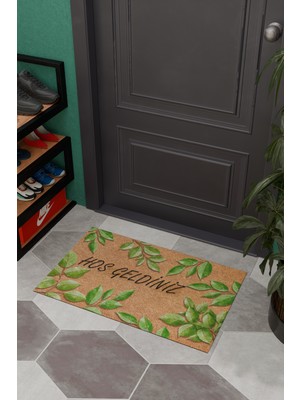 Charmbi Yaprak-Dekoratif Çok Amaçlı Iç ve Dış Kapı Paspası