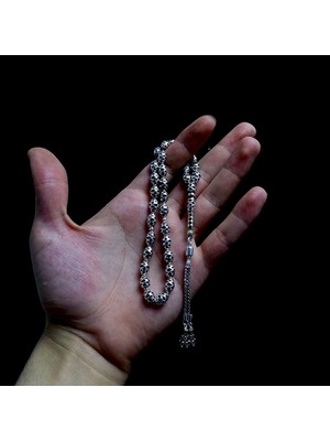 Tesbih Rüyası Beyzi Kesim Kafes Model 925 Ayar Gümüş Tesbih