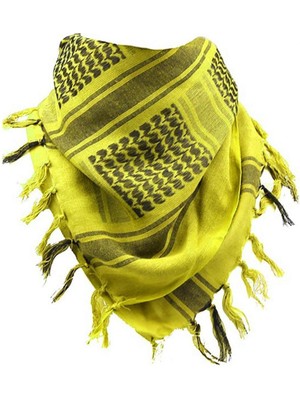 Single Sword Askeri  Puşi, Şal, Bandana, Eşarp Sarı