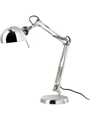 IKEA Forsa Nikelaj Kaplama Çalışma Lambası