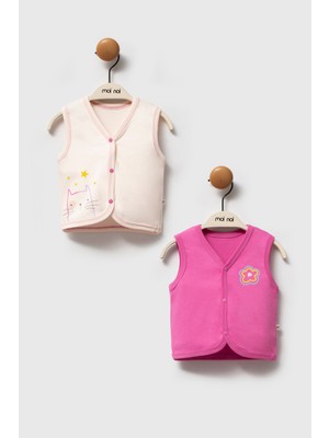 Moi Noi "cat" Koleksiyonu Ikili Bebek Yelek Seti